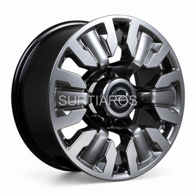 Aro 17x8" 6x139.7 ET10 CB110.5 Hiper Negro