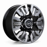 Aro 17x8" 6x139.7 ET10 CB110.5 Hiper Negro