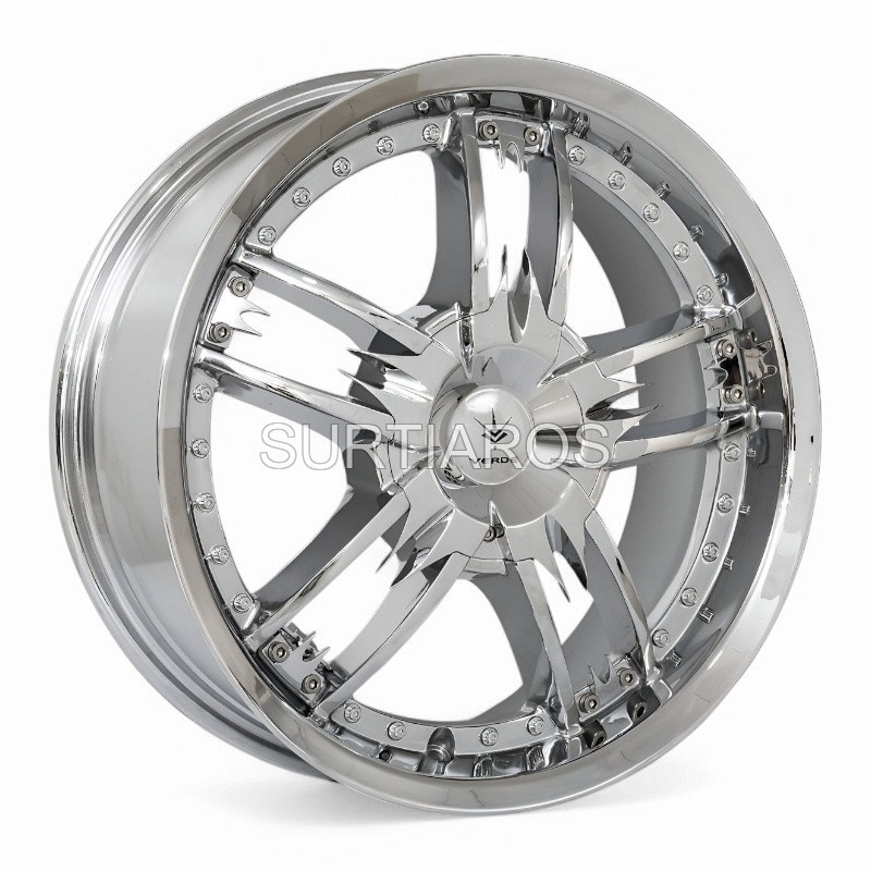 Aro 18x8" 5x120 ET15 CB78.3 Cromo con Remaches