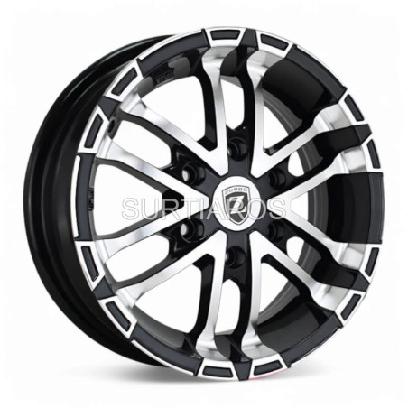 Aro 16x6.5" 6x139.7 ET20 CB73.1 Negro Maquinado