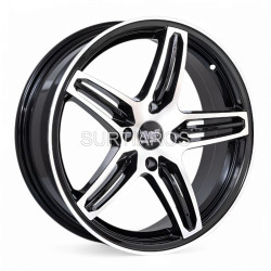 Aro 17x7" 4x114.3 ET20 CB67.1 Negro Maquinado