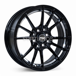 Aro 15x7" 8x100/114.3 ET35 CB73.1 Negro con Detalle Pulido