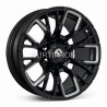 Aro 17x9" 6x139.7 ET0 CB110.1 Negro Mate Fresado