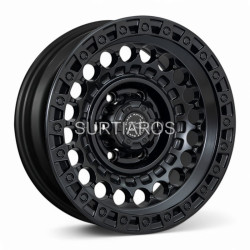 Aro 16x8.5" 6x139.7 ET0 CB110.1 Negro Mate con Remaches