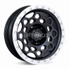 Aro 17x8.5" 6x139.7 ET-12 CB106.1 Negro Mate con Aro Pulido